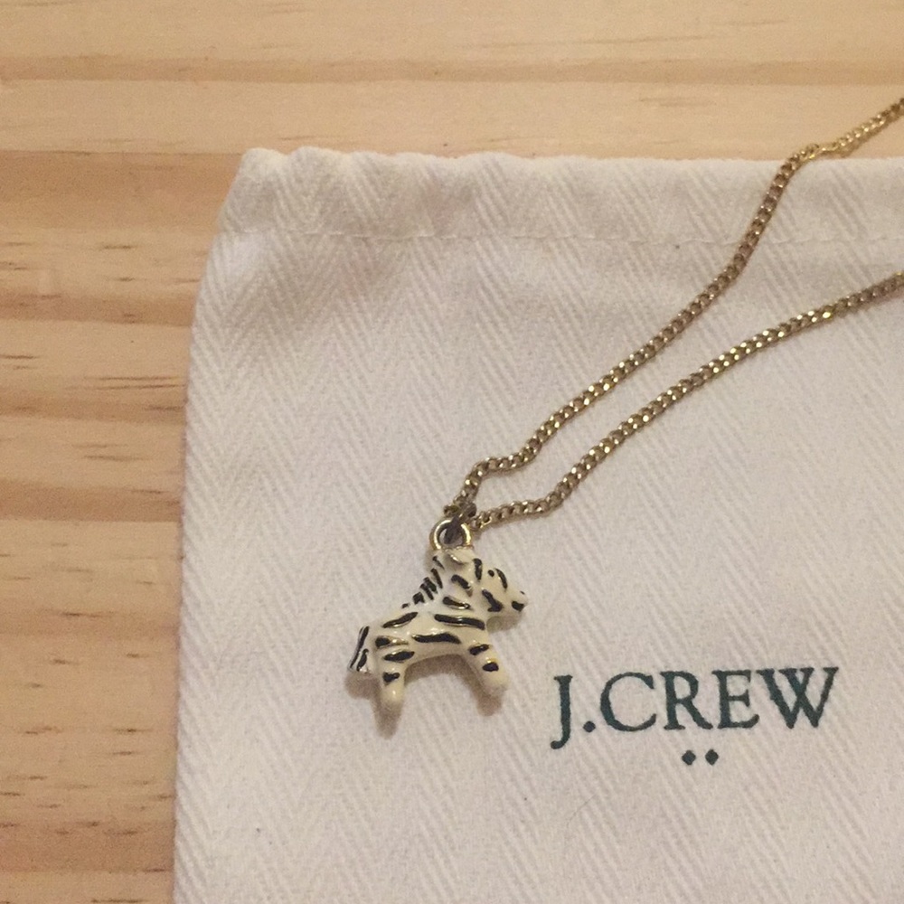 J. Crew Zebra Necklace